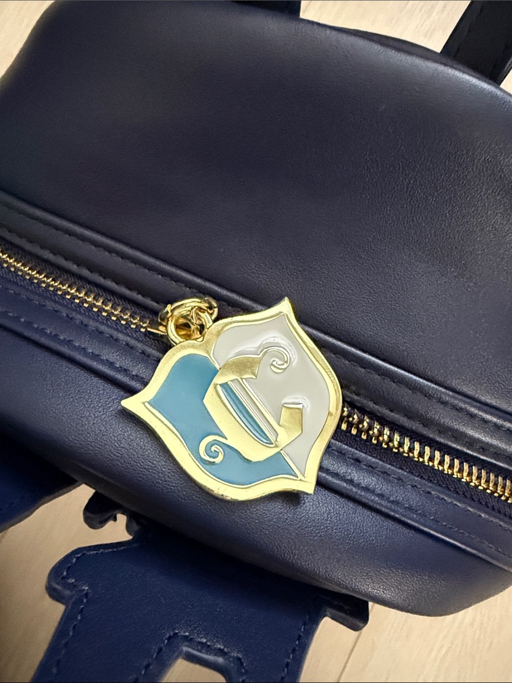 Loungefly Castle Carriage Mini Backpack - Navy, Light Blue, Purple - Picture 4 of 12